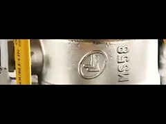 Maniglia di leva Valvola del gas di ottone femmina X femmina fili lunghi 5 bar 1/2 pollice
