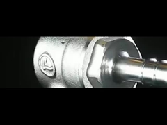 Valvole a gas in ottone con maniglia di alluminio