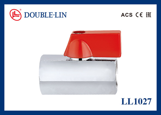 L'ottone femminile femminile Mini Ball Valve With Chrome di X 25 Antivari ha placcato