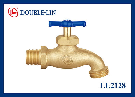 Lento manico di alluminio aperto forgia tubo di ottone Bibcock