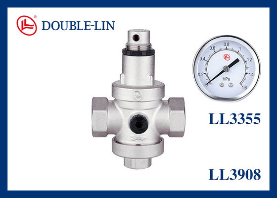Valvola di riduzione pressione in ottone da 1/2 a 2 pollici filettatura BS2779 232psi
