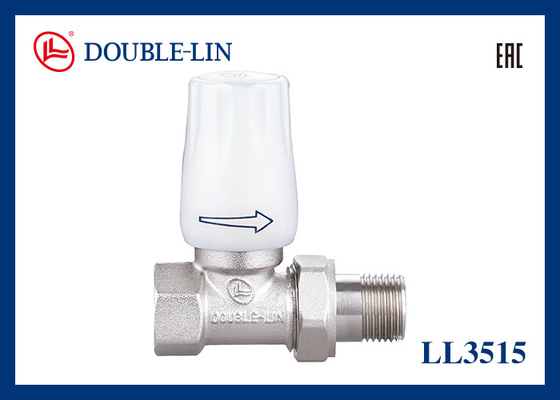 Valvola del radiatore dritto 145 psi da 0 °C a 120 °C Temperatura di lavoro BS2779 filo