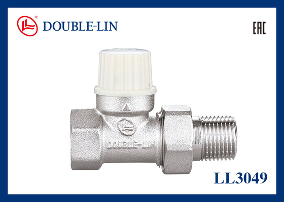 Valvola di blocco diritta filettatura DIN259 1/2" 3/4" Pressione di esercizio 10 bar da 0℃ a 120℃