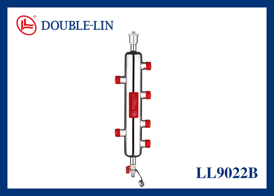 DN25 Manifold in ottone idraulico separato connesso da filo Serbatoi in acciaio inossidabile