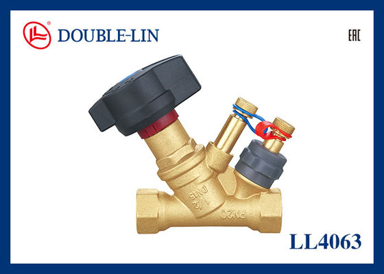 Valvola di bilanciamento in ottone 20 bar ISO228 Thread HBP 57-3
