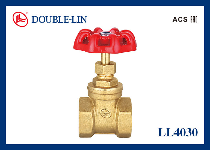 Valvola di porta in ottone industriale LL4030 Soluzione ideale per un controllo del flusso regolare e preciso