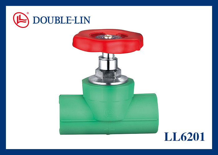 Valvola di arresto integrata con maniglia in acciaio filettatura femmina x femmina 20 Bar pressione di esercizio -10℃ a 100℃ temperatura di esercizio