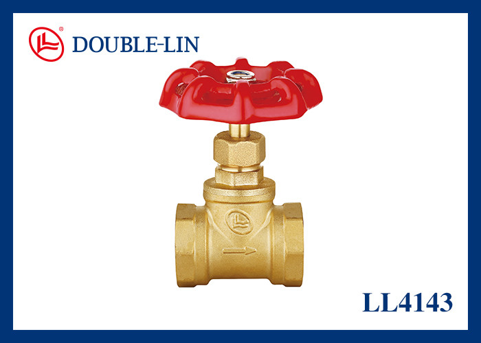 Manico in ghisa Valvola di arresto in ottone 1/2"-2" femmina x femmina 16 bar Pressione di lavoro Sigillatura in PTFE