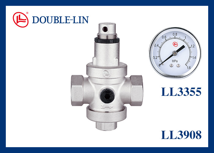 Valvola di riduzione pressione in ottone da 1/2 a 2 pollici filettatura BS2779 232psi