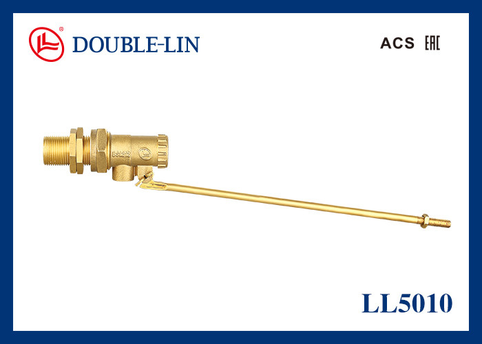 Valvola a galleggiante in ottone da 1/2" a 1" filettatura ISO228, pressione 16 bar