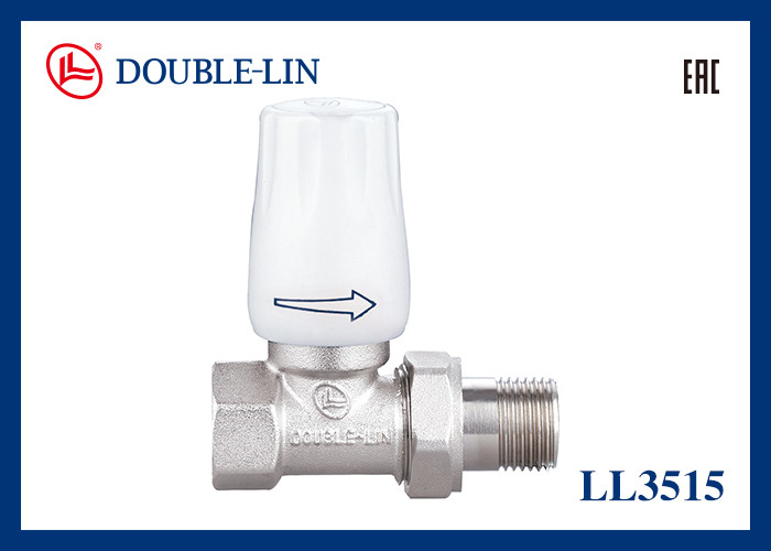 Valvola del radiatore dritto 145 psi da 0 °C a 120 °C Temperatura di lavoro BS2779 filo