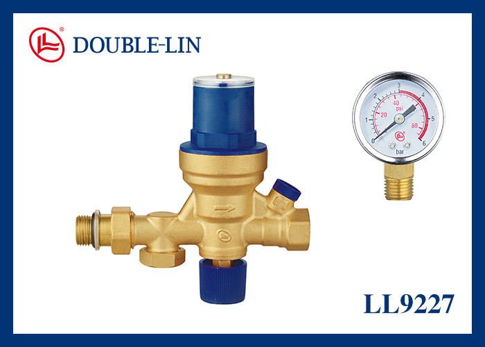 Valvola di alimentazione in ottone 1/2 232psi Filettatura ISO228 0-120°C